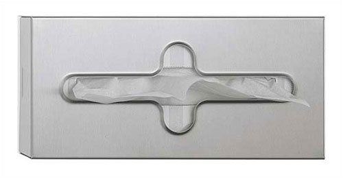 SURF MOUNT FACIAL TISS DISP  STNLS STL, 10 15/16&quot; X 5&quot; X
