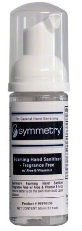 SYMMETRY FOAMING HAND SANITIZER, WITH ALOE &amp; VITAMIN