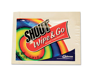 SHOUT STAIN TREATER WIPES 80/