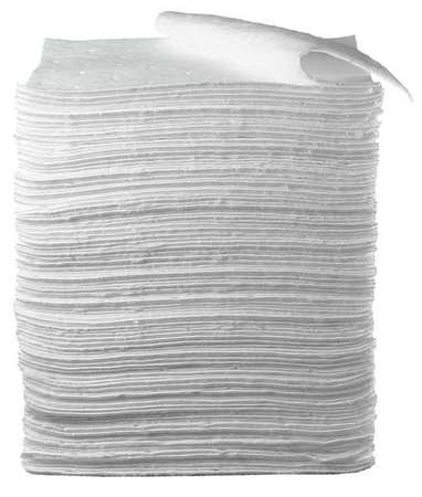 3M OIL ABSORB PADS 17x19 100/ WHITE