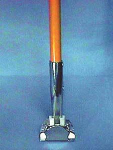 SNAP ON FIBERGLASS HANDLE  W/ METAL HEAD