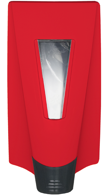 SYMMETRY STEALTH DISPENSER VIVID RED 1250ML 6/