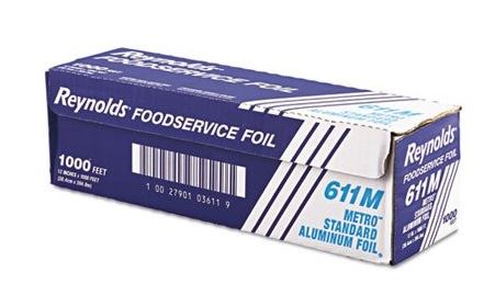 12&quot; x 1M&#39; ALUM FOIL ROLL  IN CUTTER BOX