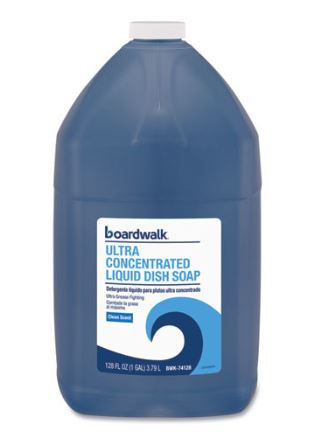ULTRA CONC. LIQUID DISH SOAP, CLEAN SCENT, 4GAL/