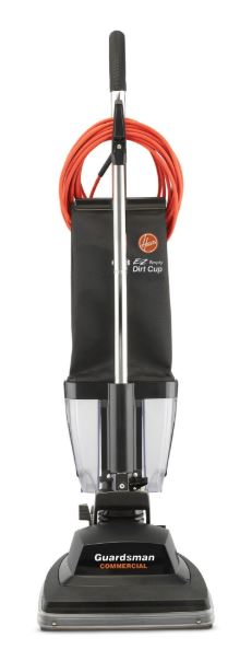 HOOVER GUARDSMAN UPRIGHT VAC  with DIRT CUP, 12&quot;
