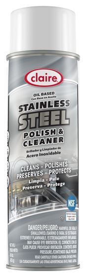 841 CLAIRE STNLS STL POLISH 12  15oz CANS