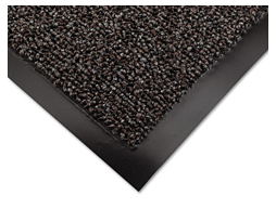 3&#39;X 5&#39; CROSS-OVER BROWN MAT  INDOOR WIPER/SCRAPER MAT