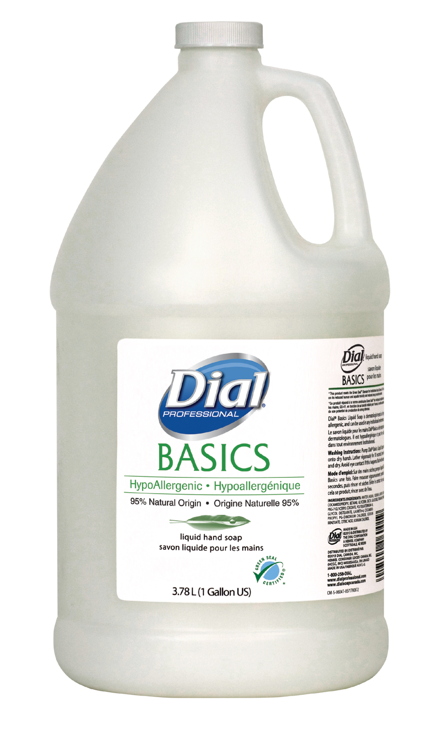 06047 DIAL BASICS SOAP 4 GAL  (WAS 08628 PURE &amp; NATURAL)