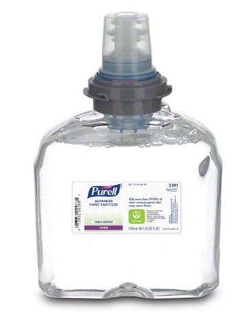 PURELL TFX GREEN CERT INSTANT HAND SANI FOAM REFILL 1200ML