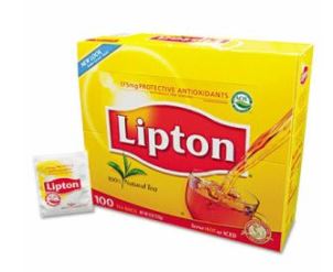 LIPTON REGULAR TEA BAGS 100/